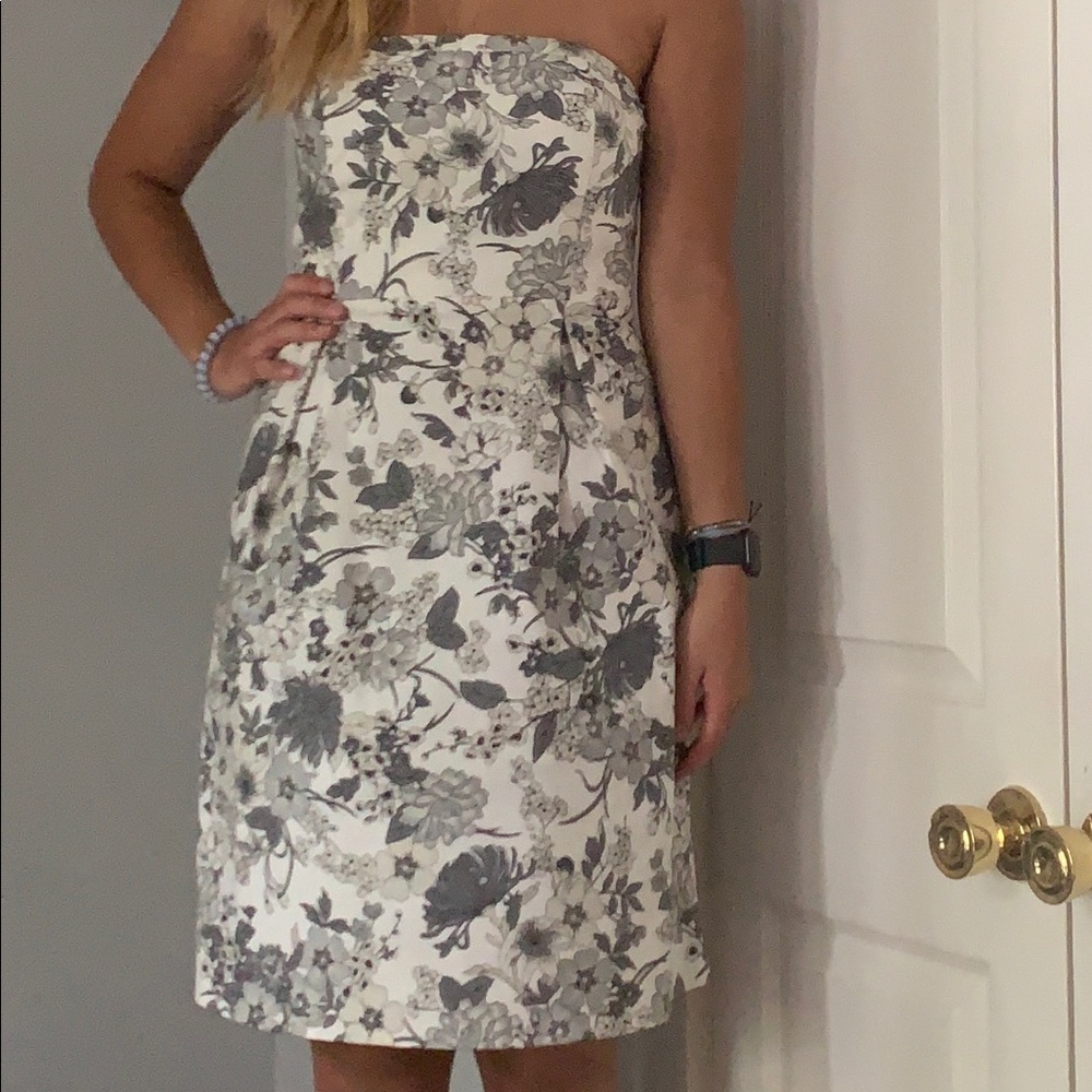 Strapless floral old navy dress